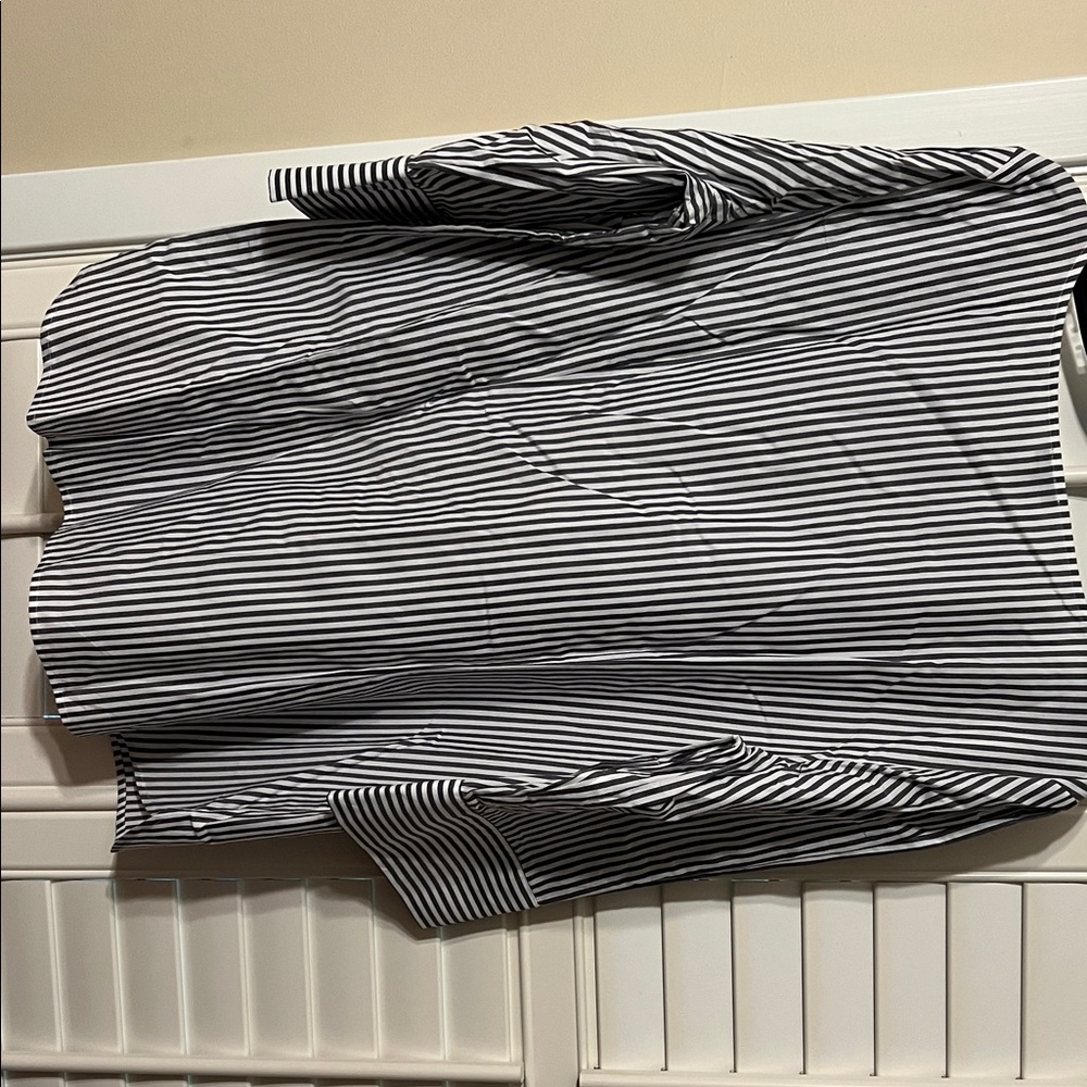 Talbots Black and White Striped Top - Picture 5 of 5